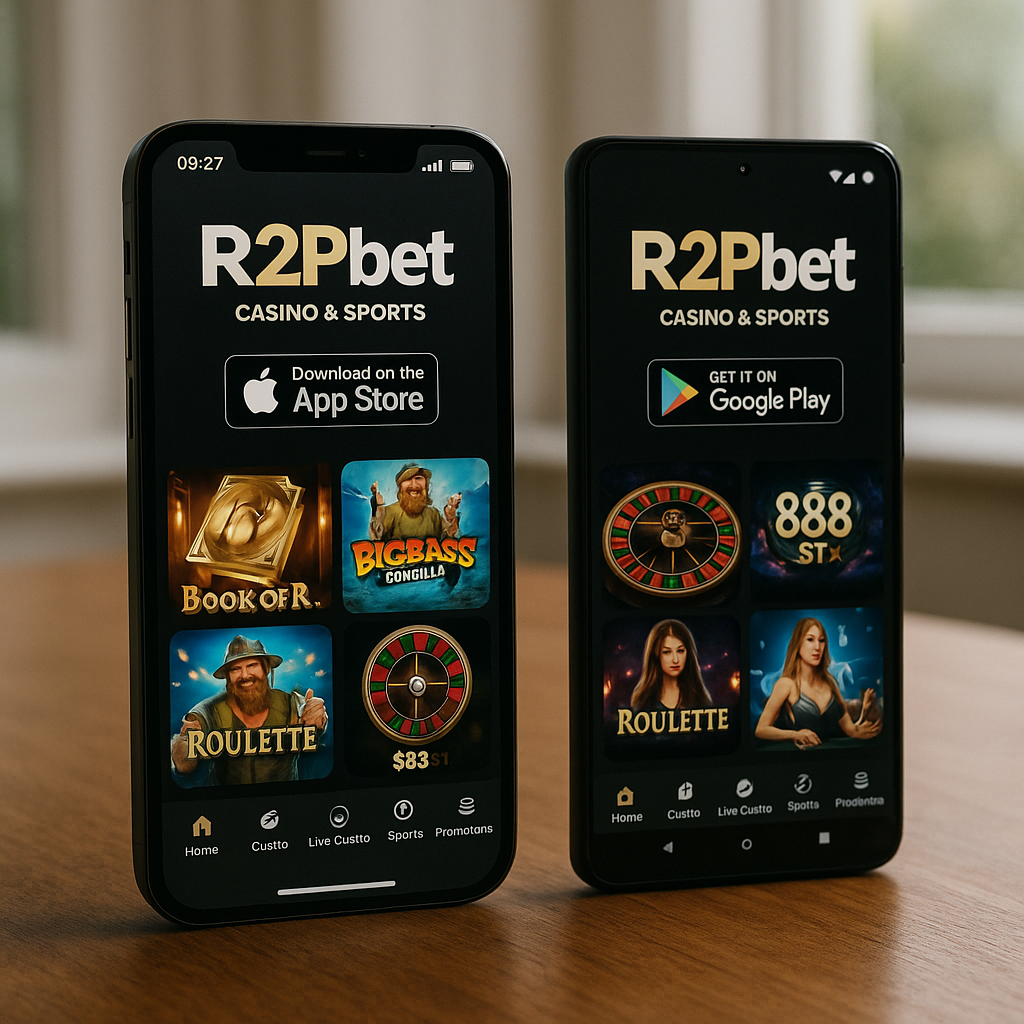R2Pbet - Mobile Apps - iOS and Android Access