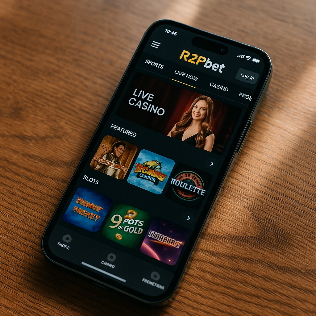 R2Pbet - Mobile Casino - iPhone and Android
